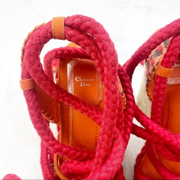 [Dior] Lace Up Wedges - Picture 10 of 11